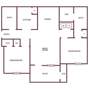2 bedroom