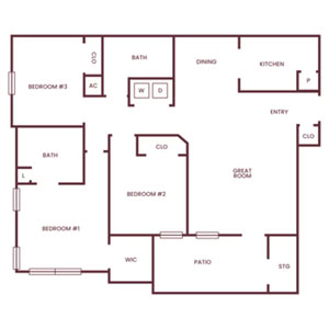 3 bedroom