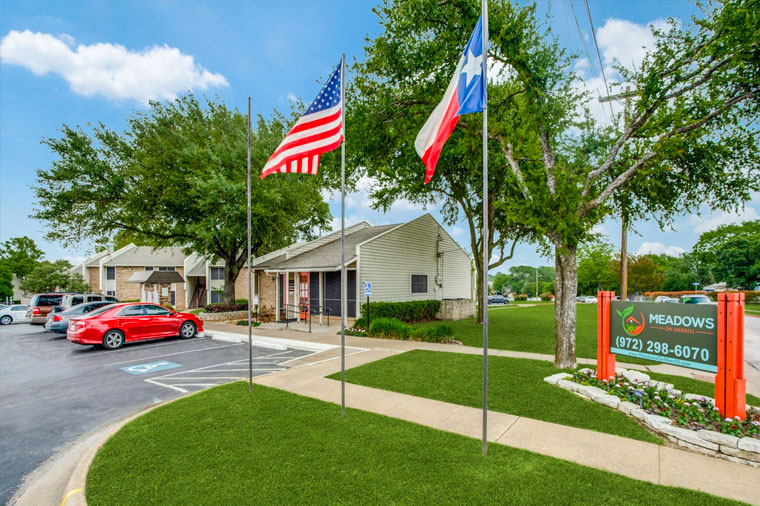 Meadows on Merrill Apartments, a residential community featuring One