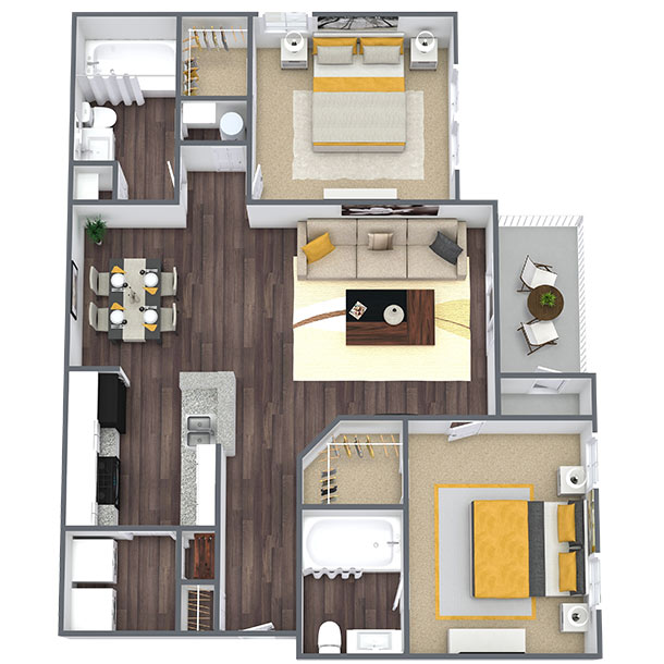 2 bedroom apartment in Oakwood, GA | 1180 Sq Ft