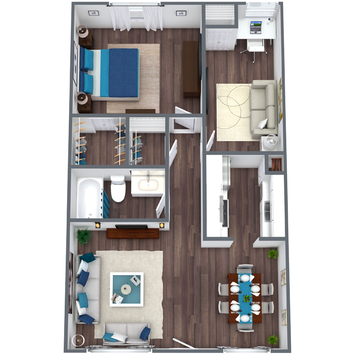 One bedroom apartment dallas - A3