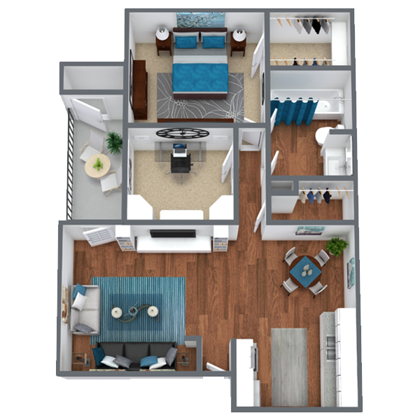 1 Bedroom Apartment for rent in Houston, TX |  712 sqft