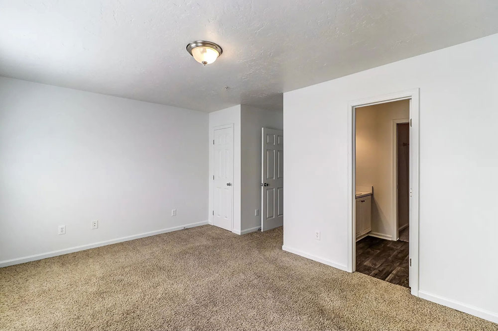 Walk-in closets, and spacious bathrooms