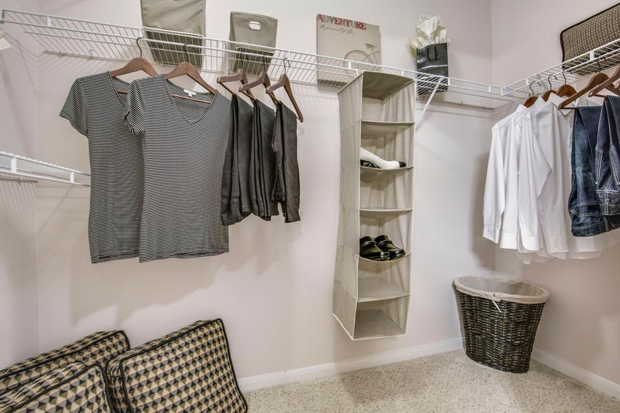 Our spacious, modern floor plans are filled with ample storage space