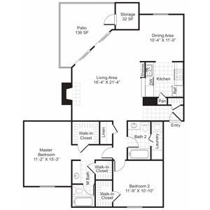 2 bedroom